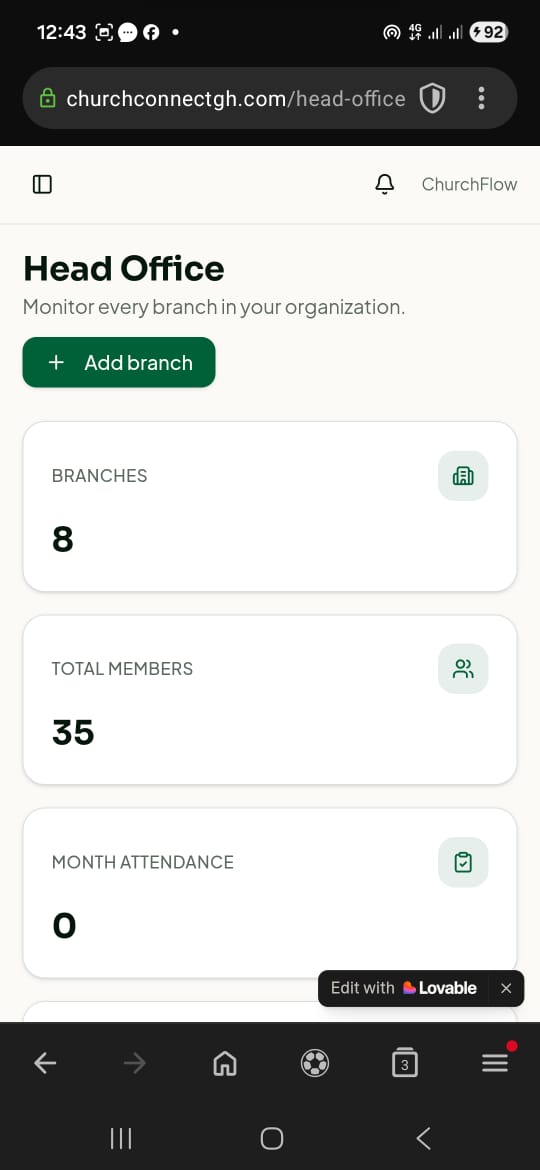 ChurchConnectGH screenshot 3