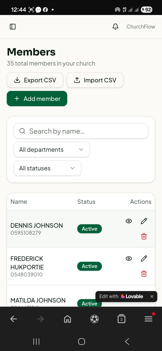 ChurchConnectGH screenshot 4