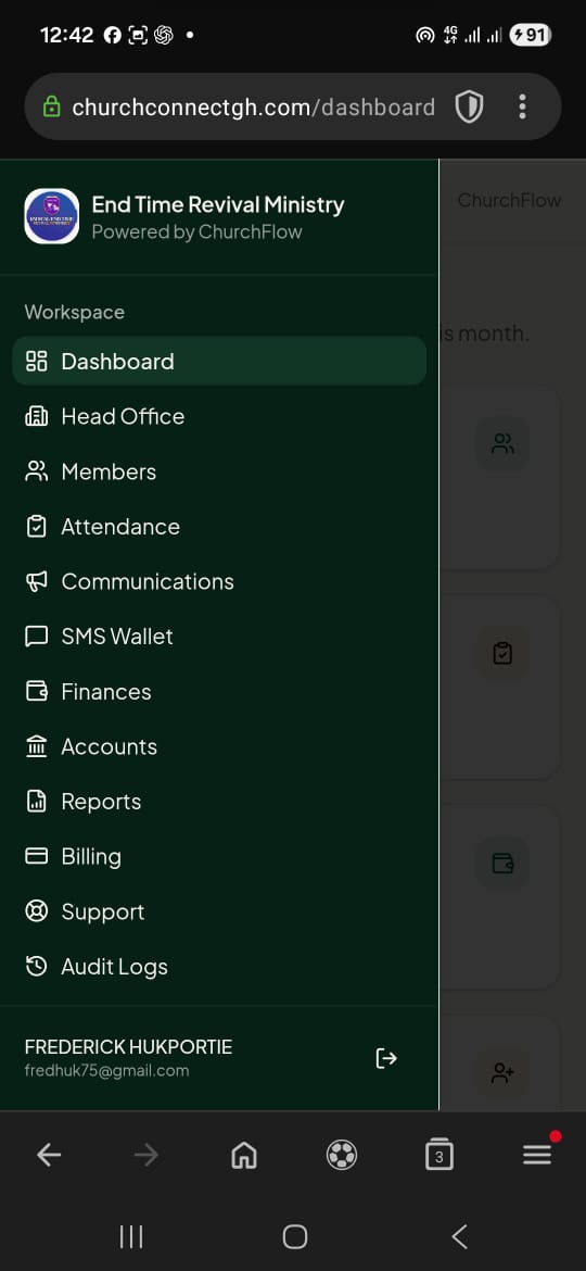 ChurchConnectGH screenshot 2
